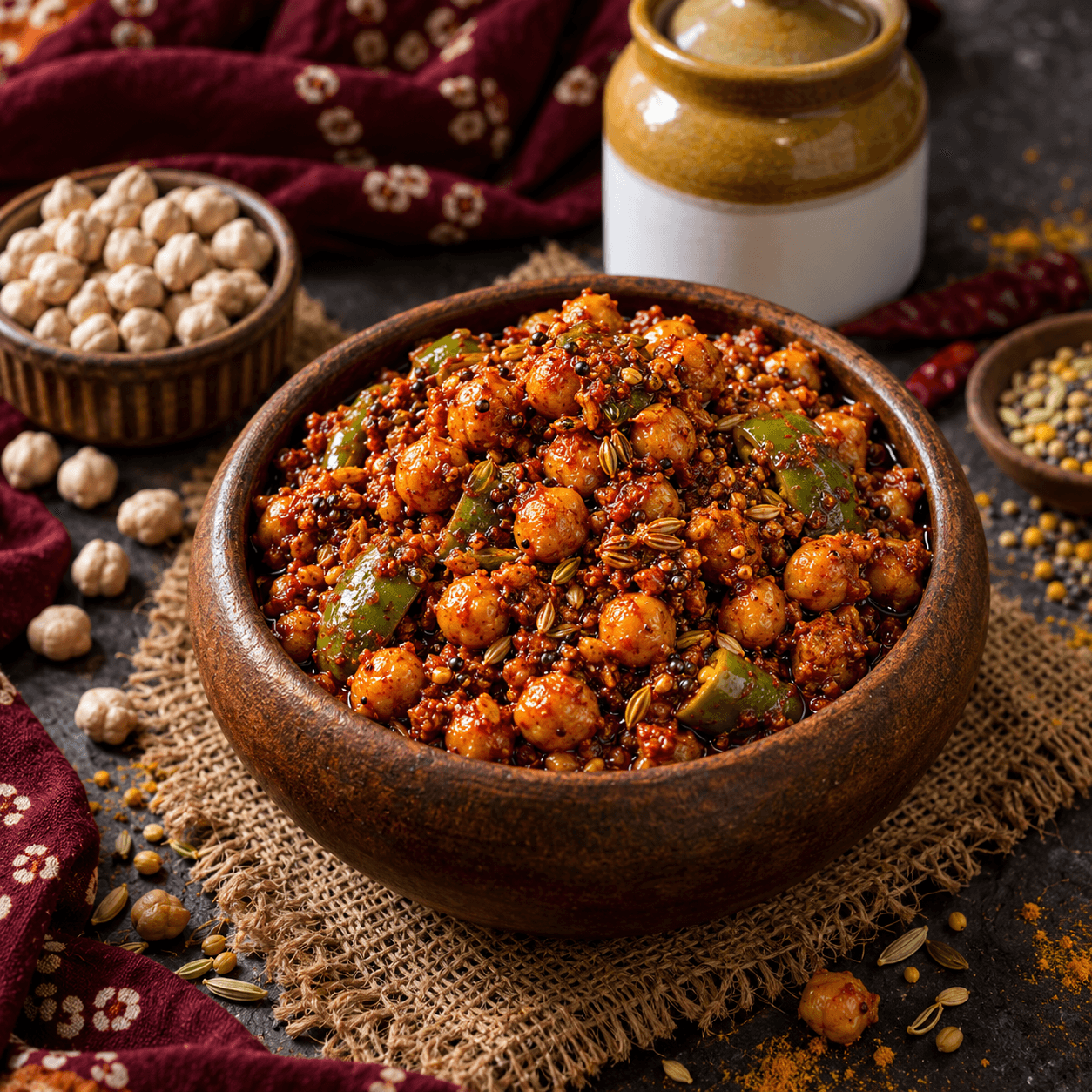 Chane ka Achar (Chickpea Pickle)