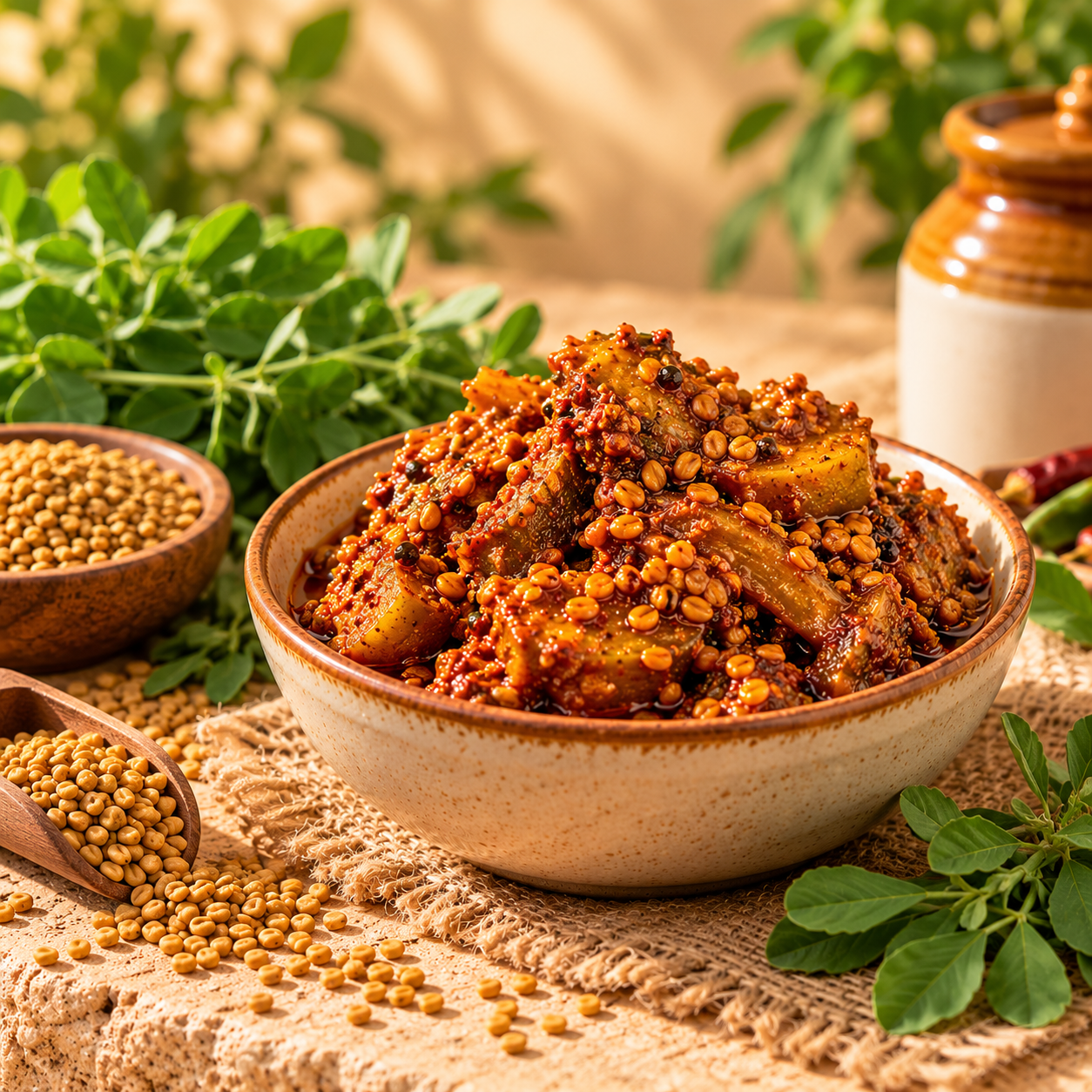 Methi Achar (Fenugreek Pickle)