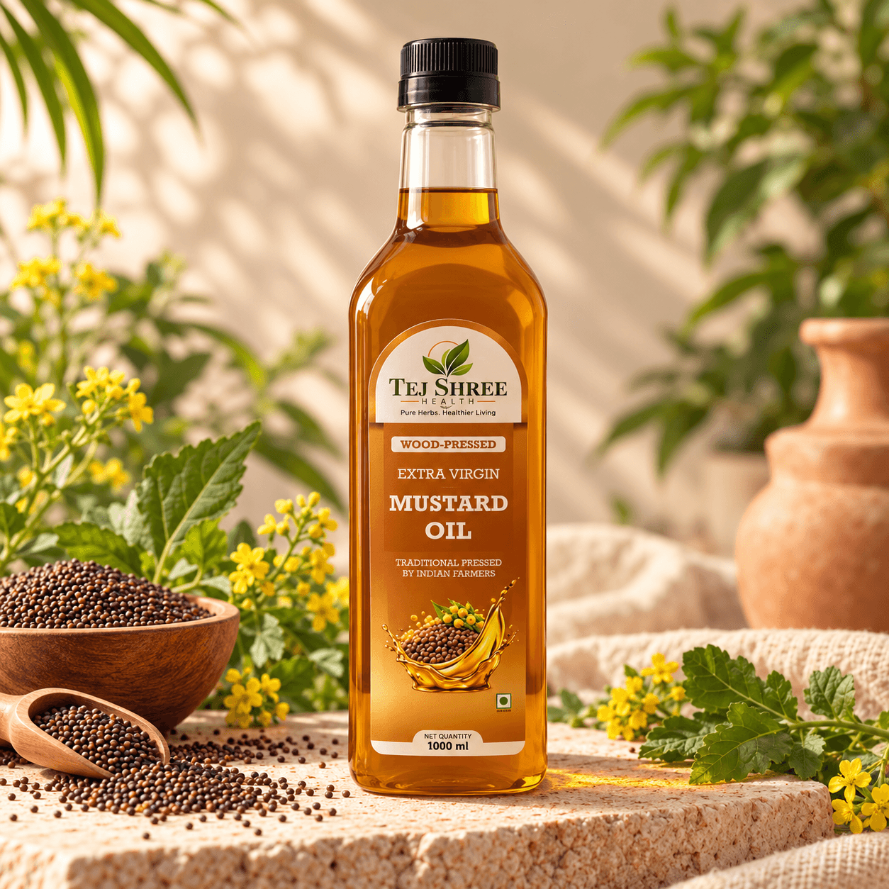 Pili Sarson Ka Tel (Yellow Mustard Oil)